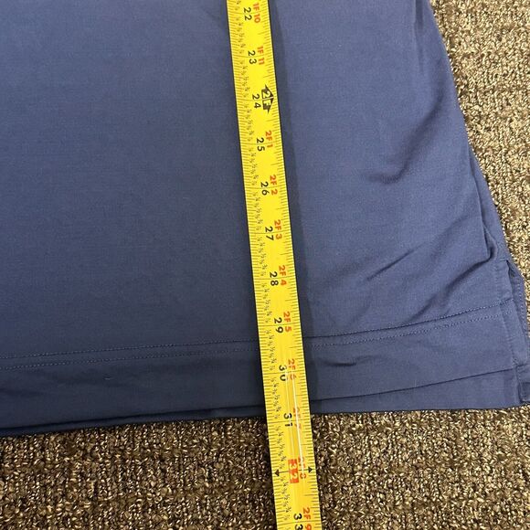 FootJoy Polo Shirt Mens Size XL Blue Stretch Performance Golf Logo See Details - Picture 5 of 8